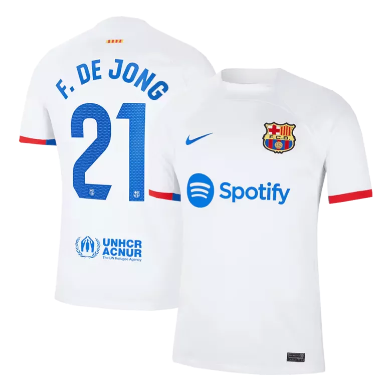 F. DE JONG #21 Barcelona Away Soccer Jersey 2023/24 - vstockx