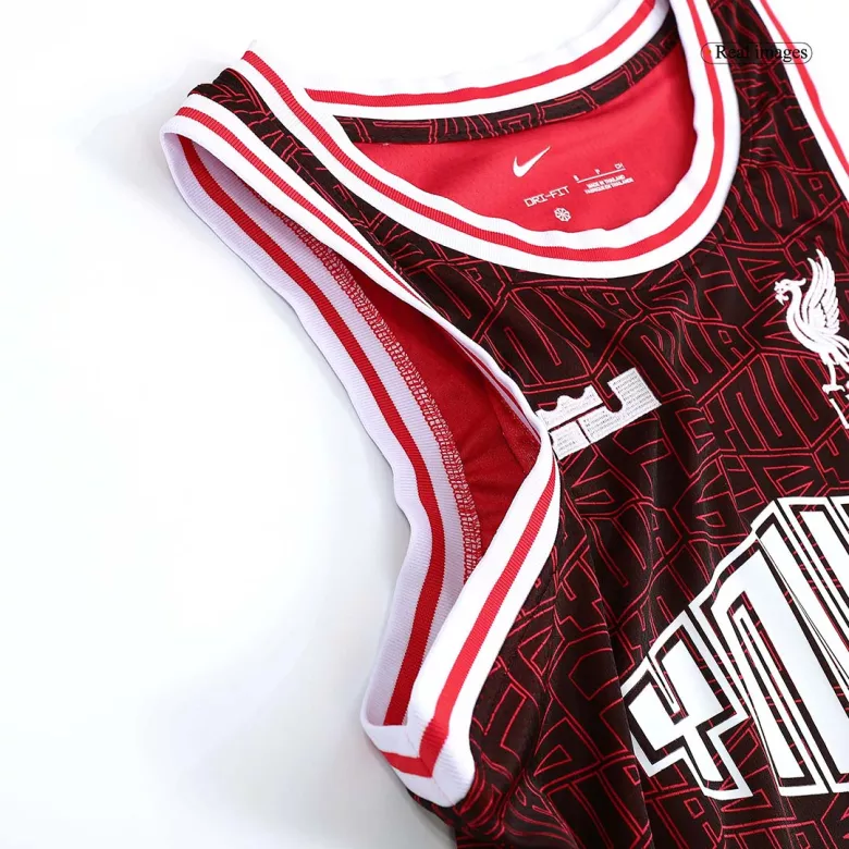 Liverpool x LeBron James Sleeveless Top 2022/23 Black&Red - vstockx