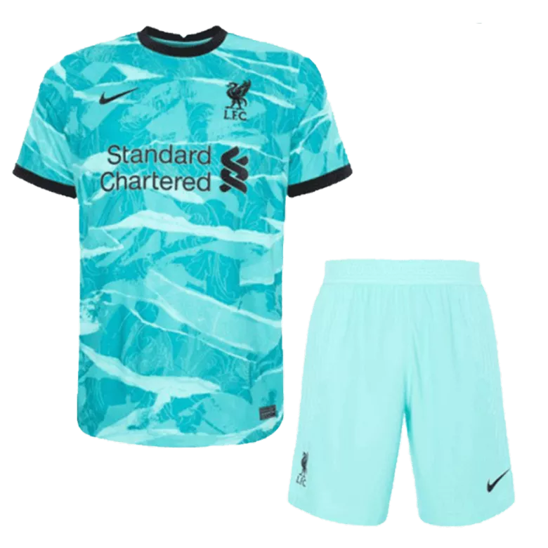 Liverpool Away Kids Soccer Jerseys Kit 2020/21              �� - vstockx