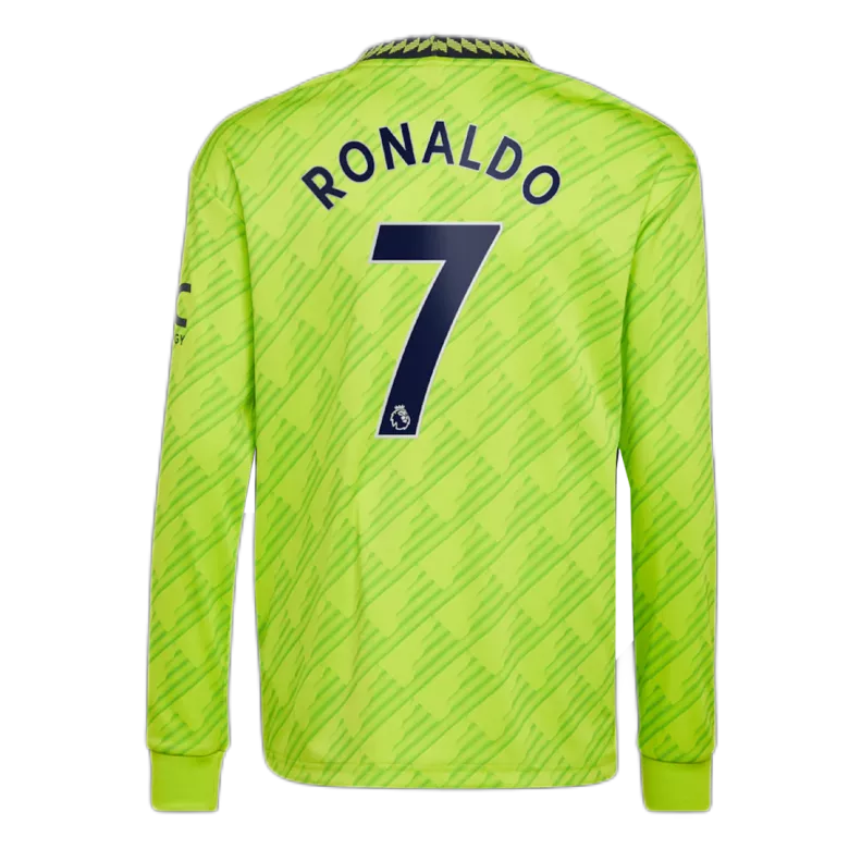 Ronaldo #7 Manchester United Third Away Long Sleeve Soccer Jersey 2022/23 - vstockx