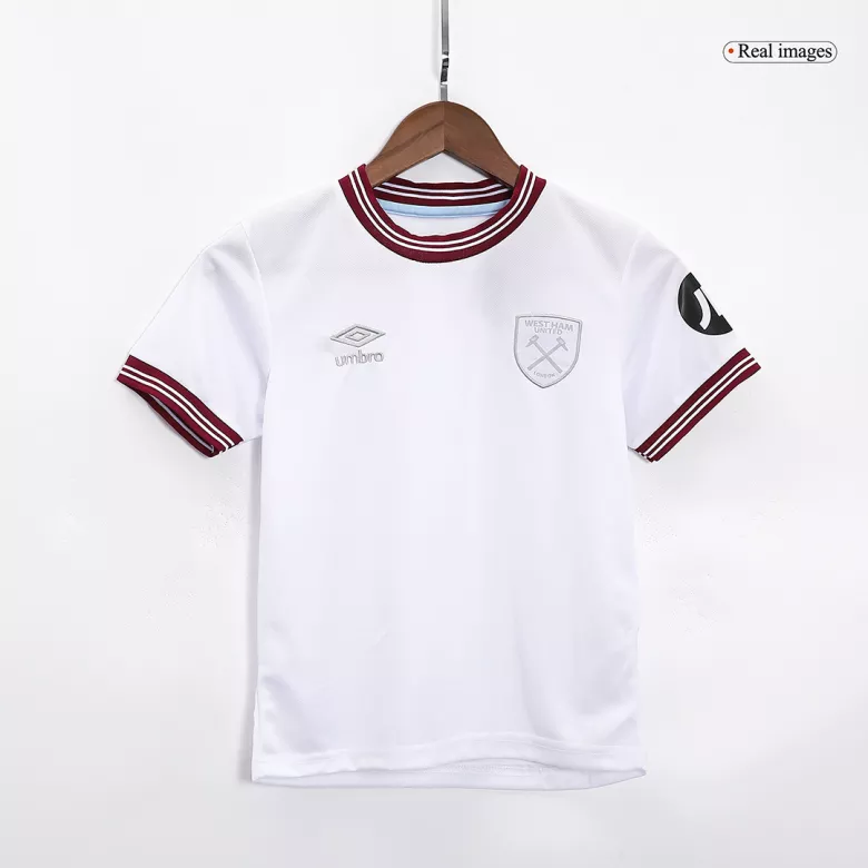 West Ham United Away Kids Soccer Jerseys Kit 2023/24 - vstockx