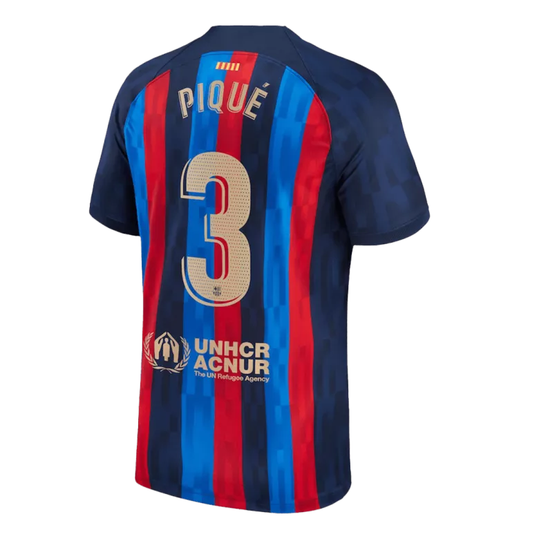 PIQU�� #3 Barcelona Home Jersey 2022/23 - vstockx