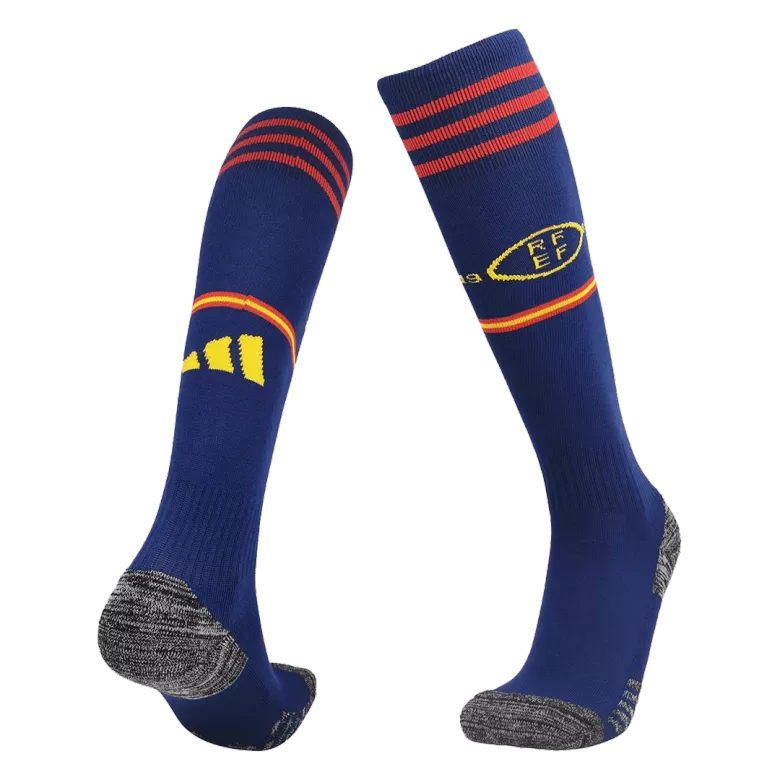Spain Home Soccer Socks 2022 Kids - vstockx