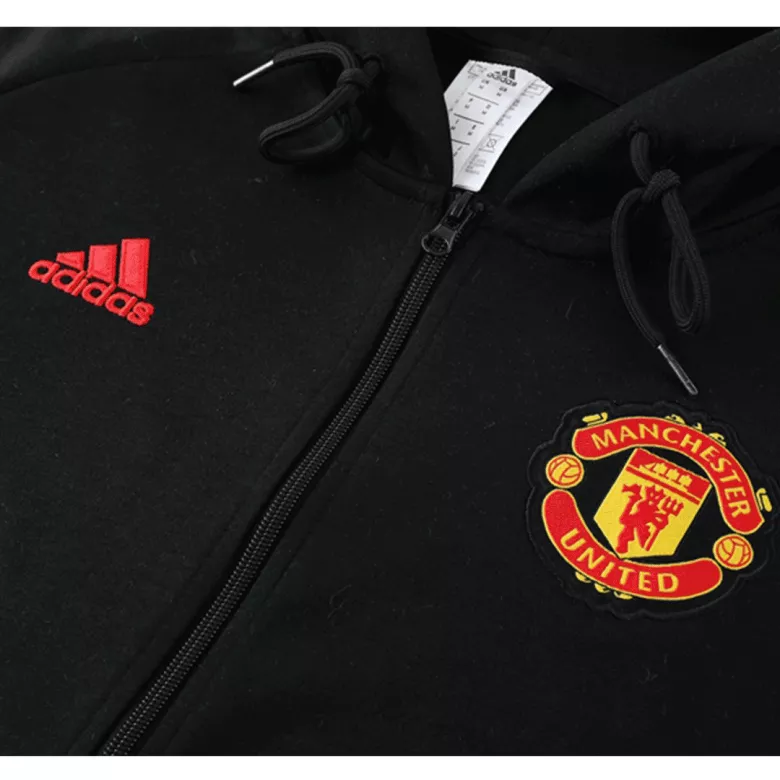Manchester United Hoodie Tracksuit 2022/23 Black - vstockx
