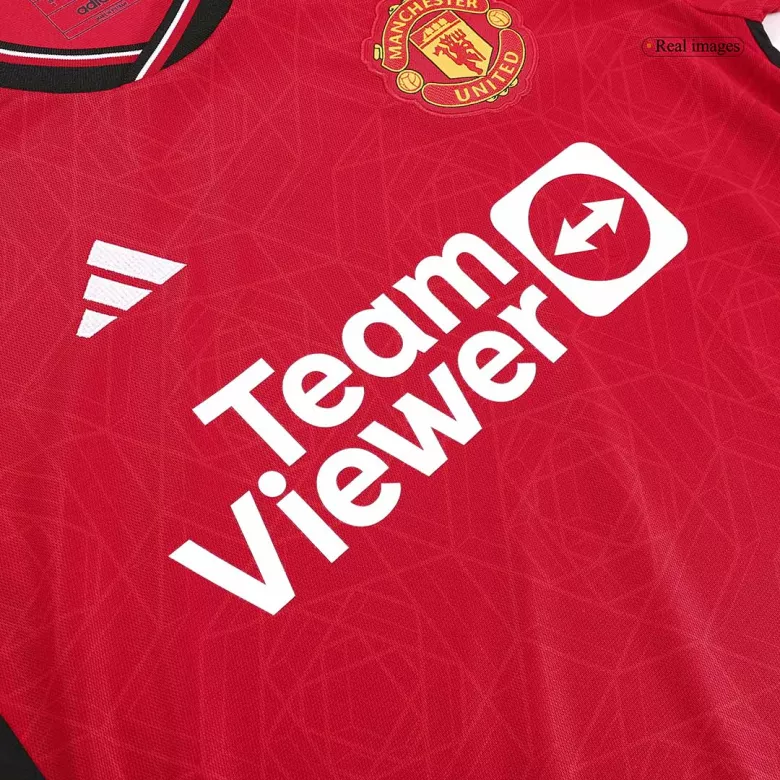 Manchester United Home Jerseys Kit 2023/24 - vstockx