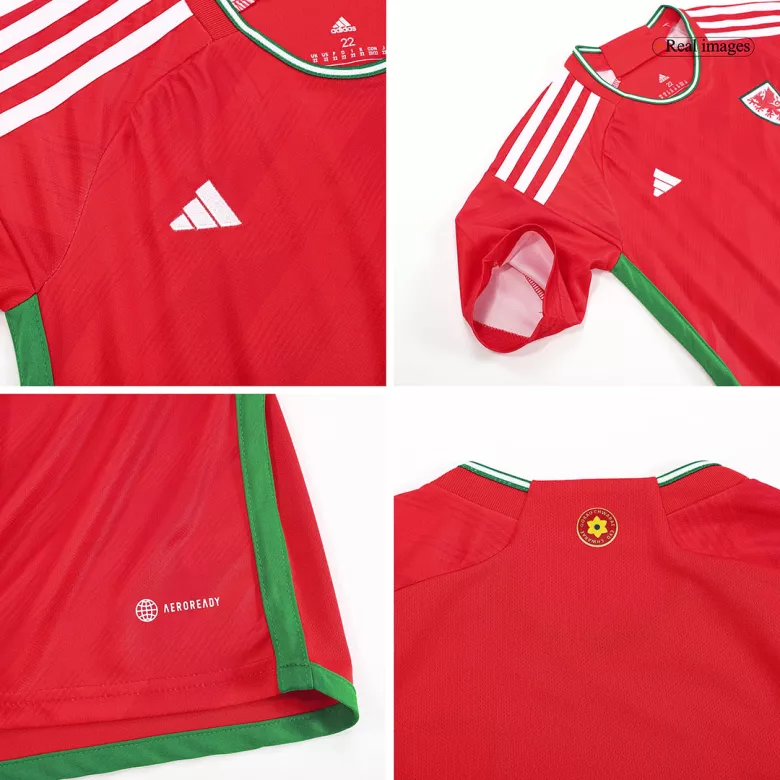Wales Home Kids Soccer Jerseys Kit 2023/24 - vstockx
