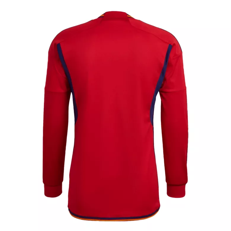 Authentic Spain Home Long Sleeve Soccer Jersey 2022 - vstockx