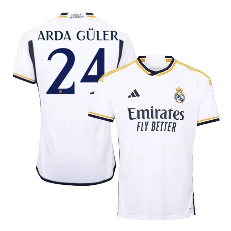 ARDA G��LER #24 Real Madrid Home Jersey 2023/24 - vstockx