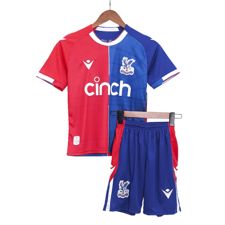 Crystal Palace Home Kids Soccer Jerseys Kit 2023/24 - vstockx