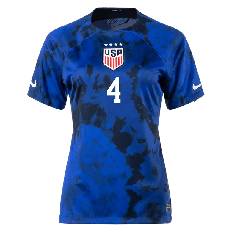 SAUERBRUNN #4 USA Away Jersey World Cup 2022 Women - vstockx