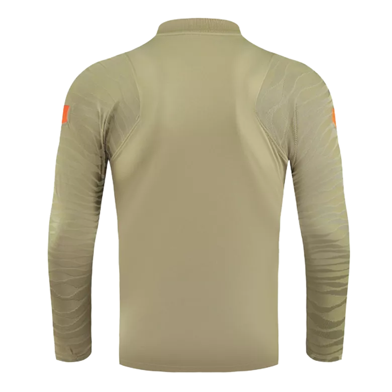 Liverpool 1/4 Zip Tracksuit 2021/22 khaki - vstockx