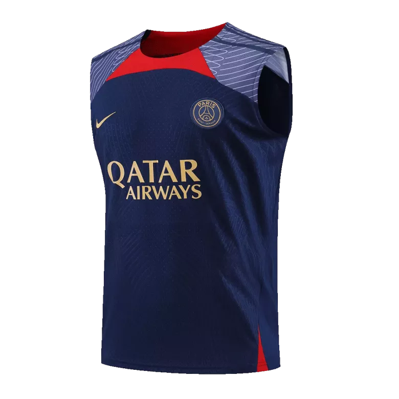 PSG Jerseys Sleeveless Training Kit 2023/24 Navy - vstockx