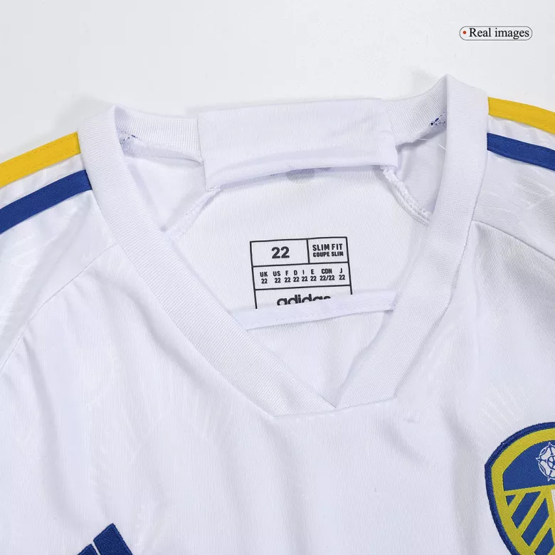 Leeds United Home Kids Jerseys Kit 2023/24 - vstockx
