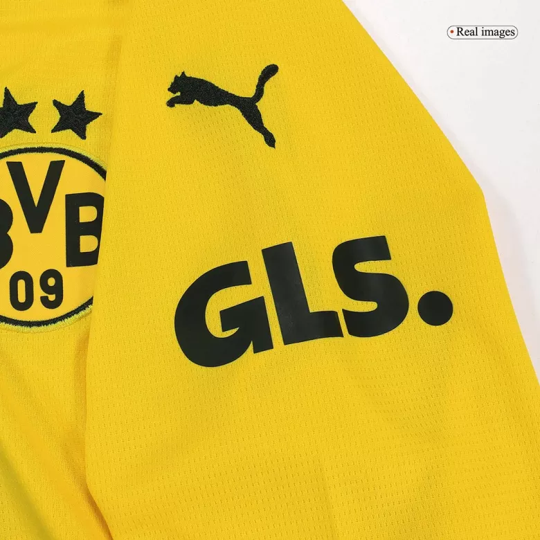 Borussia Dortmund Home Long Sleeve Soccer Jersey 2023/24 - vstockx