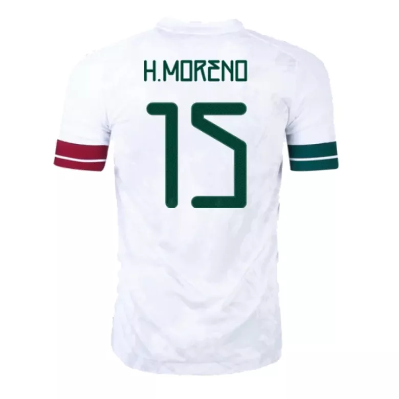 H.MORENO #15 Mexico Away Soccer Jersey 2020 - vstockx