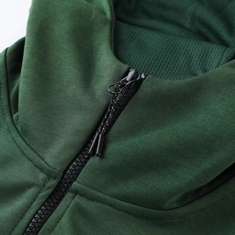 Hoodie Jacket Customize Tracksuit Green - vstockx