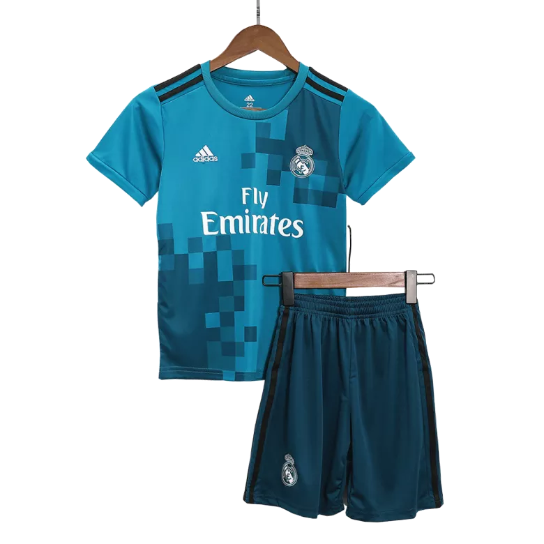 Real Madrid Third Away Kids Soccer Jerseys Kit 2017/18 - vstockx