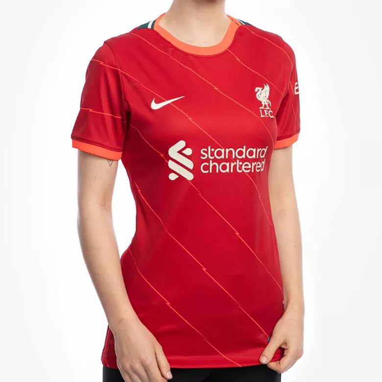 Liverpool Home Soccer Jersey 2021/22 Women - vstockx