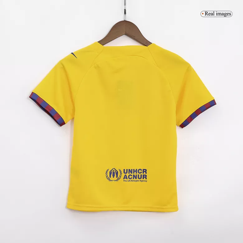 Barcelona Fourth Away Kids Jerseys Kit 2022/23 - vstockx