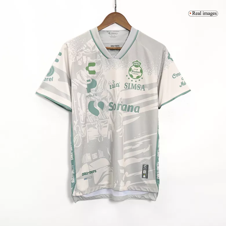 Santos Laguna X Call Of Duty Third Away Soccer Jersey 2023/24 - vstockx