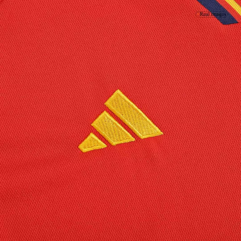 Spain Home Long Sleeve Soccer Jersey 2022 - vstockx