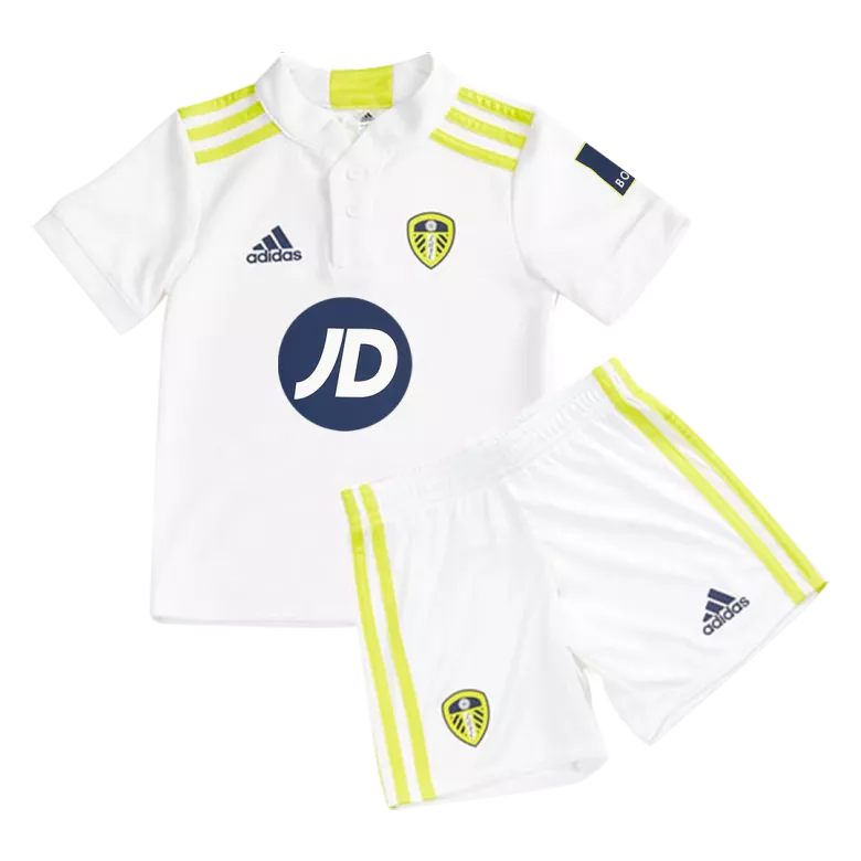 Leeds United Home Kids Soccer Jerseys Kit 2021/22 - vstockx