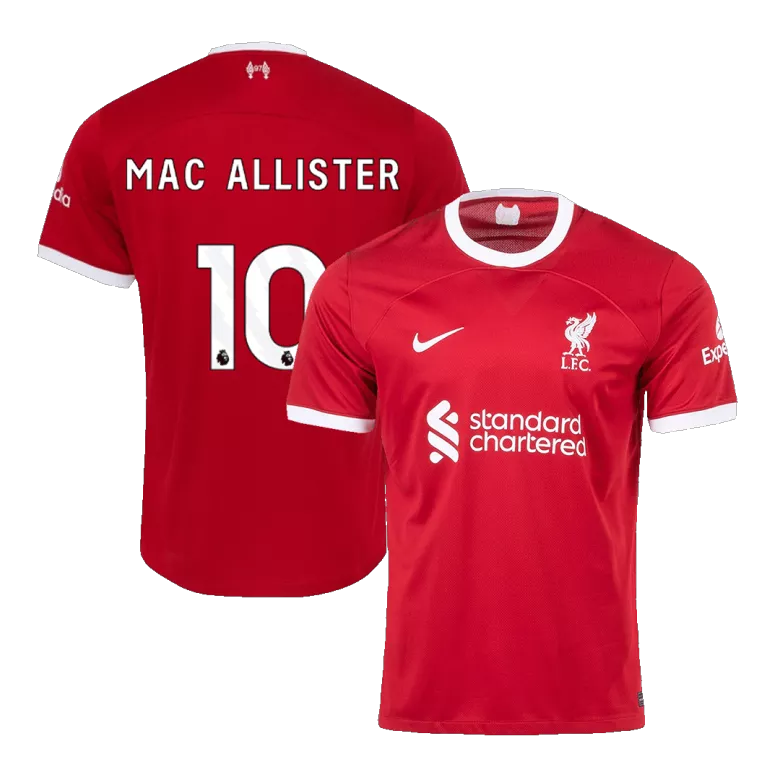 MAC ALLISTER #10 Liverpool Home Jersey 2023/24 - vstockx