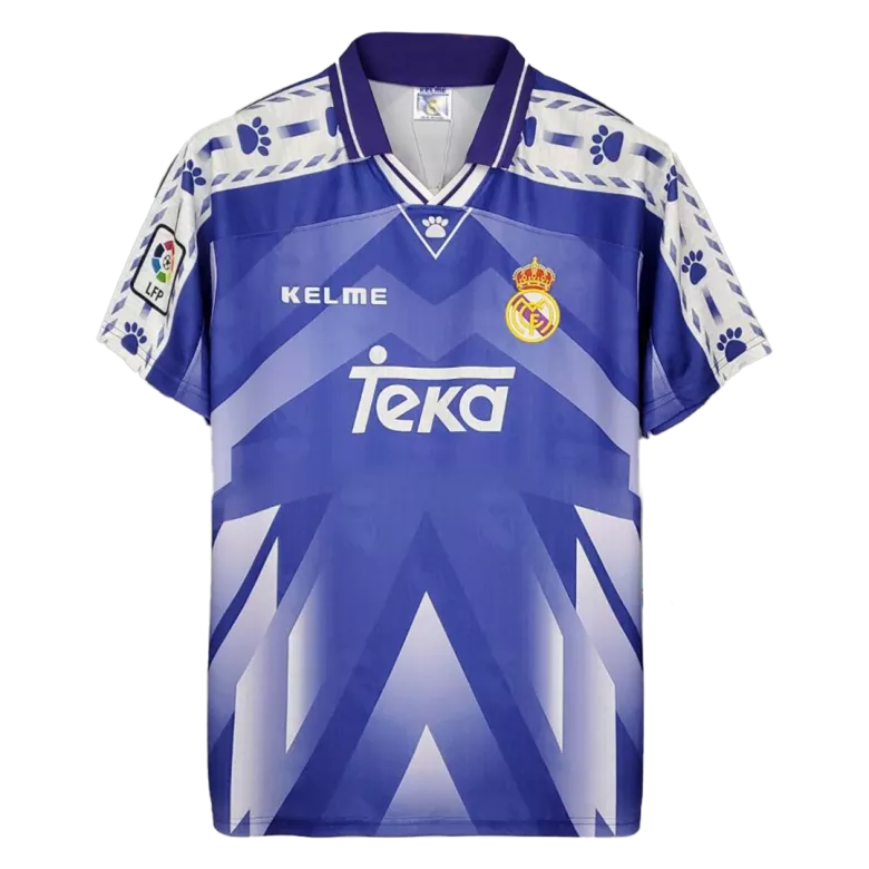 Vintage Soccer Jersey Real Madrid Away 1996/97 - vstockx