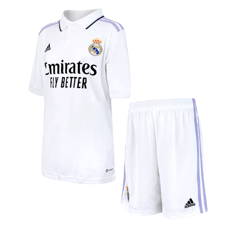 Real Madrid Home Kids Soccer Jerseys Kit 2022/23 - vstockx