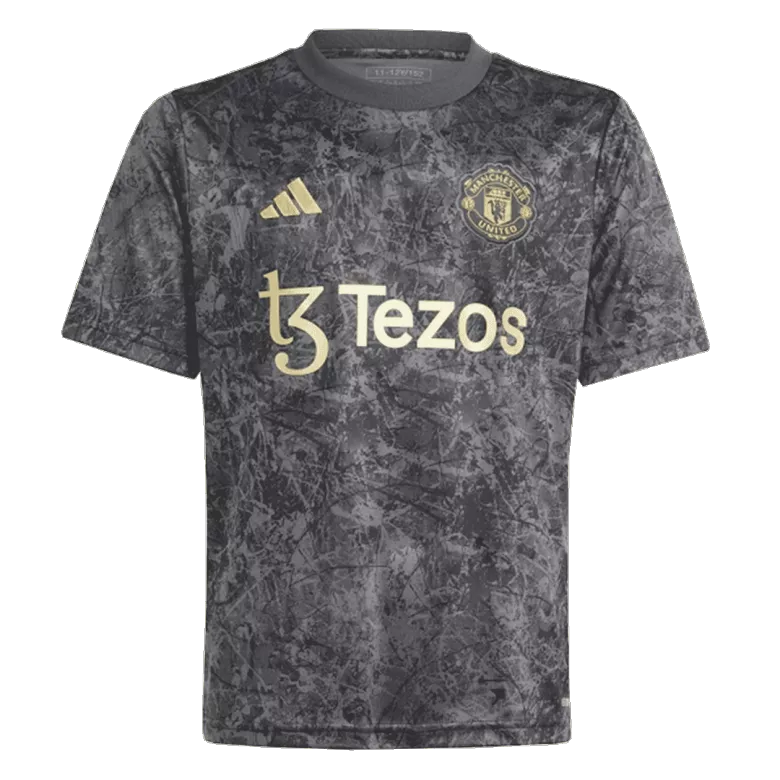 Manchester United Pre-Match Soccer Jersey 2023/24  grey - vstockx