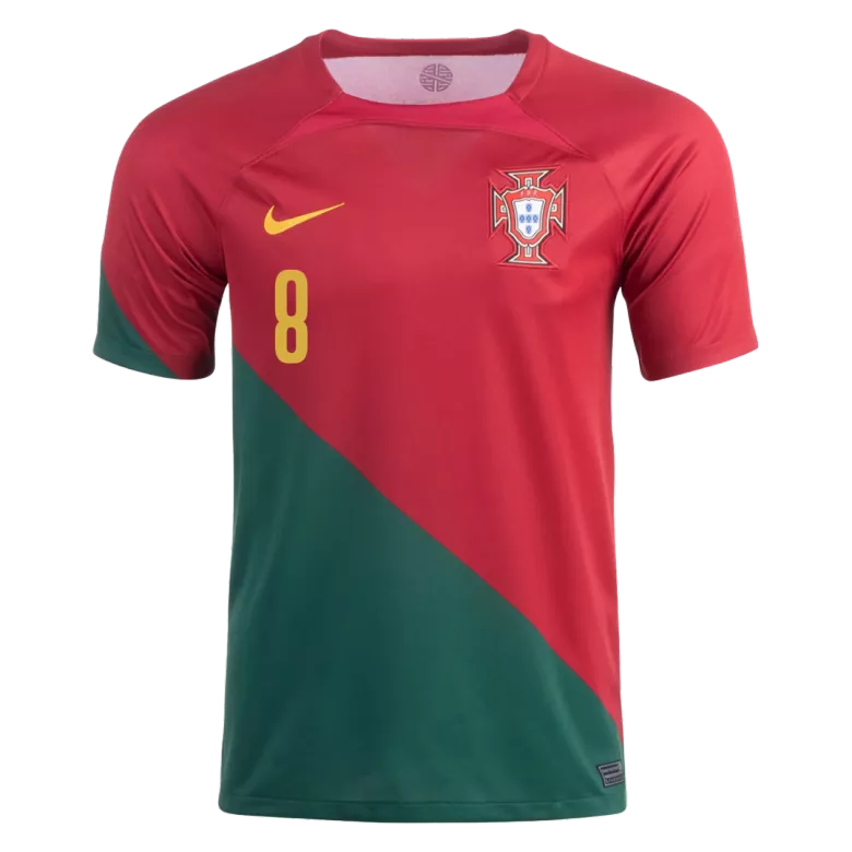 B.FERNANDES #8 Portugal Home Jersey World Cup 2022 - vstockx