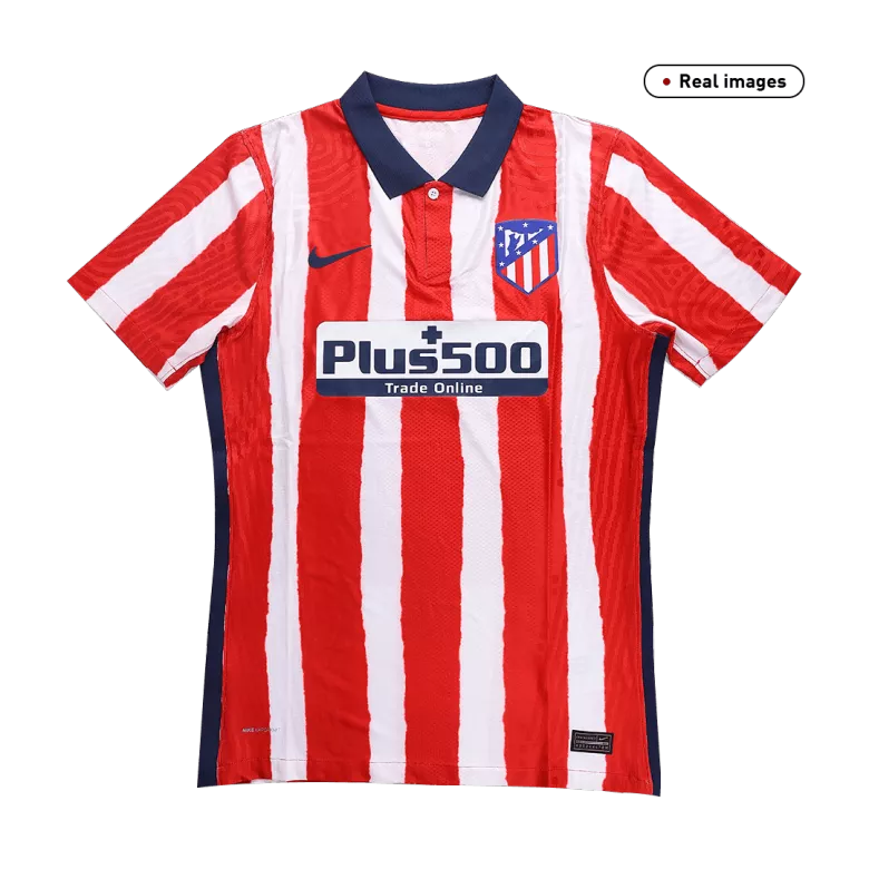 Atletico Madrid Home Authentic Soccer Jersey 2020/21 - vstockx