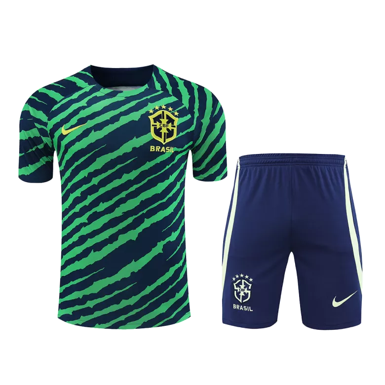 Brazil Pre-Match Jerseys Kit 2022 - vstockx