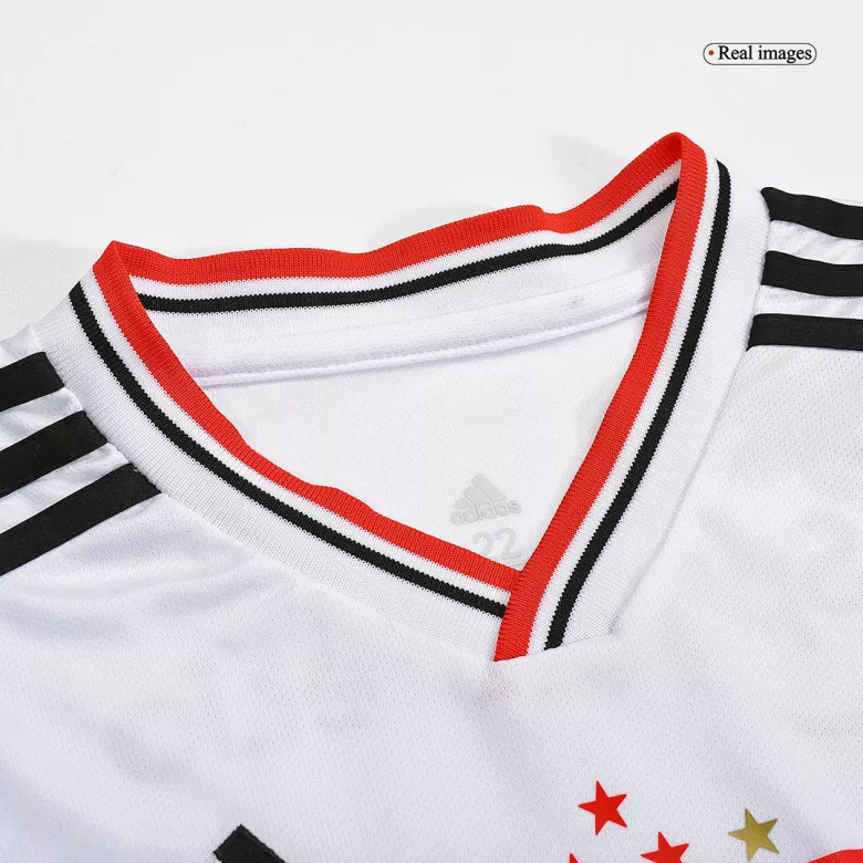Sao Paulo FC Home Kids Soccer Jerseys Kit 2022/23 - vstockx
