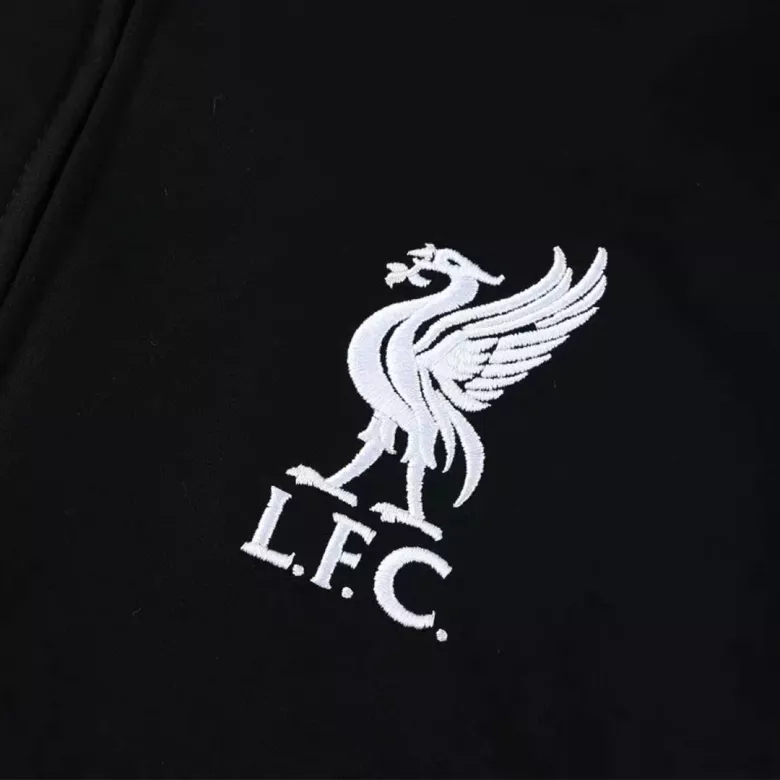 Liverpool Hoodie Tracksuit 2021/22 Black - vstockx