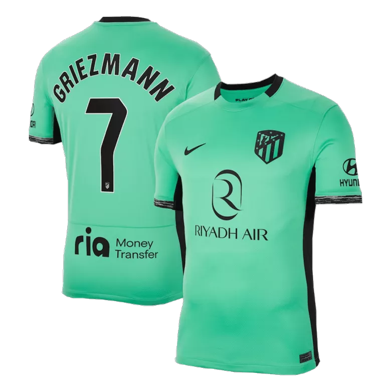 GRIEZMANN #7 Atletico Madrid Third Away Soccer Jersey 2023/24 - vstockx