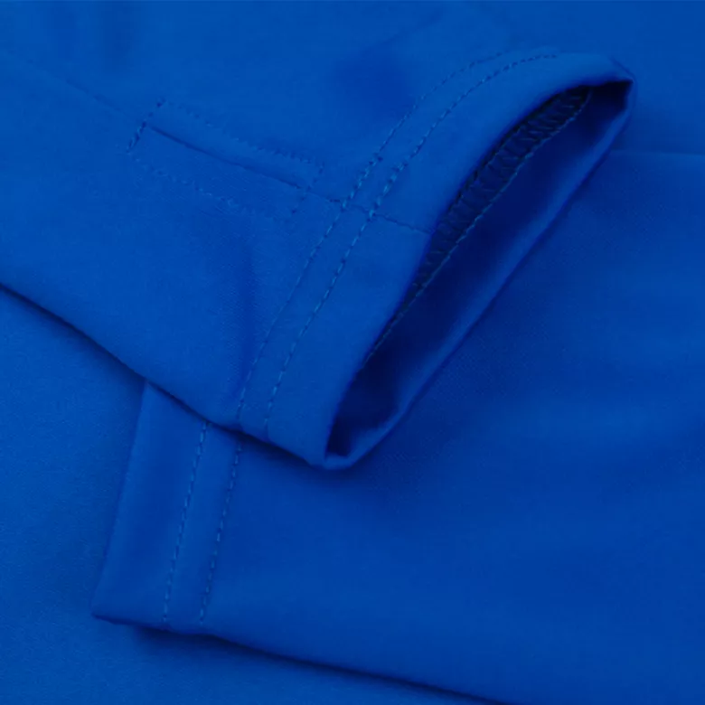 Manchester United 1/4 Zip Tracksuit 2021/22 Kids Blue - vstockx