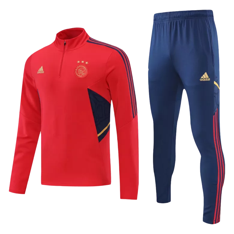 Ajax 1/4 Zip Tracksuit 2022/23 Red - vstockx