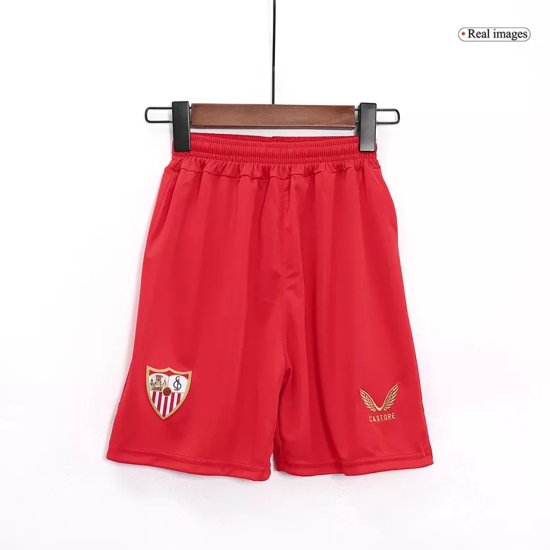 Sevilla Away Kids Soccer Jerseys Kit 2023/24 - vstockx