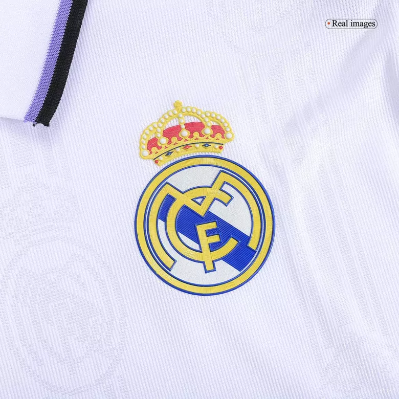 Authentic Real Madrid Home Long Sleeve Soccer Jersey 2022/23 - vstockx