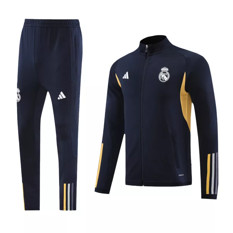 Real Madrid Jacket Tracksuit 2023/24 Navy - vstockx