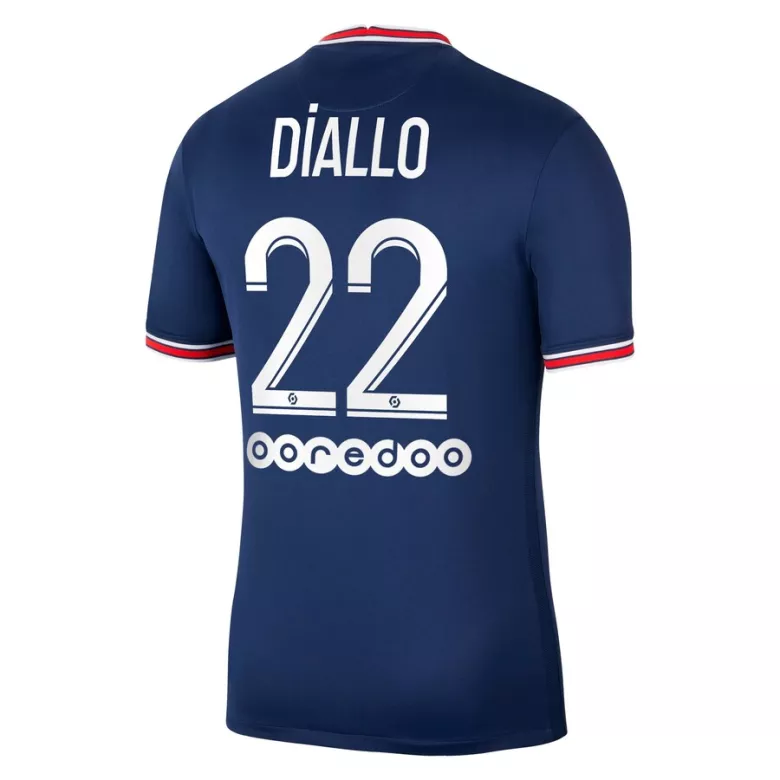 DIALLO #22 PSG Home Soccer Jersey 2021/22 - vstockx