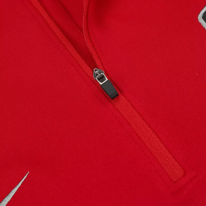 Atletico Madrid 1/4 Zip Tracksuit 2021/22 Red - vstockx