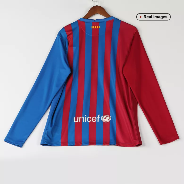 Barcelona Home Long Sleeve Soccer Jersey 2021/22              �� - vstockx