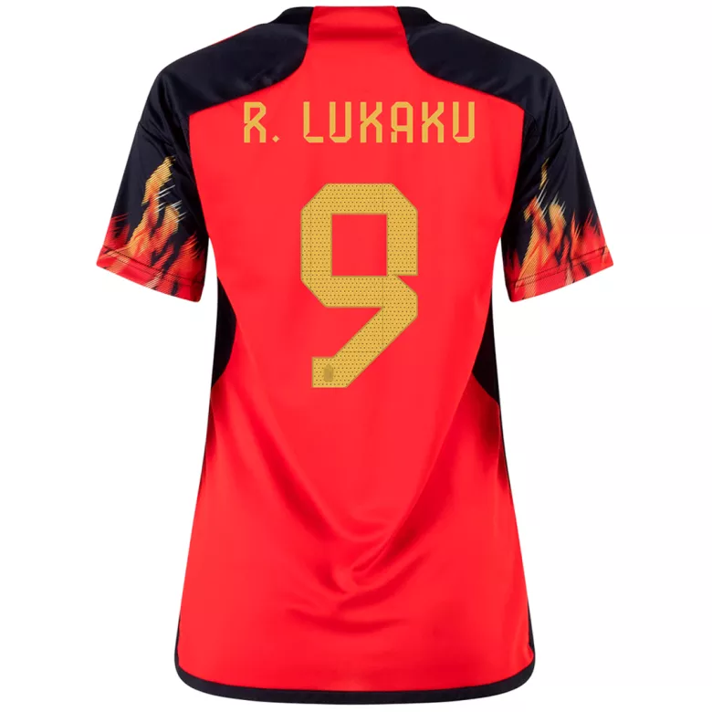 R.LUKAKU #9 Belgium Home Jersey World Cup 2022 Women - vstockx