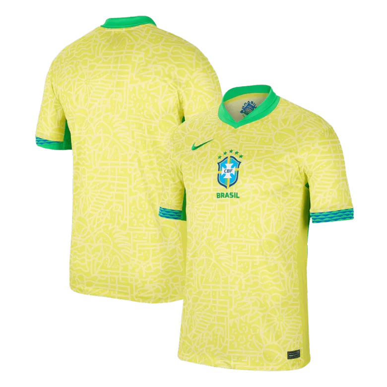 Brazil Home Soccer Jersey Copa America 2024 - vstockx