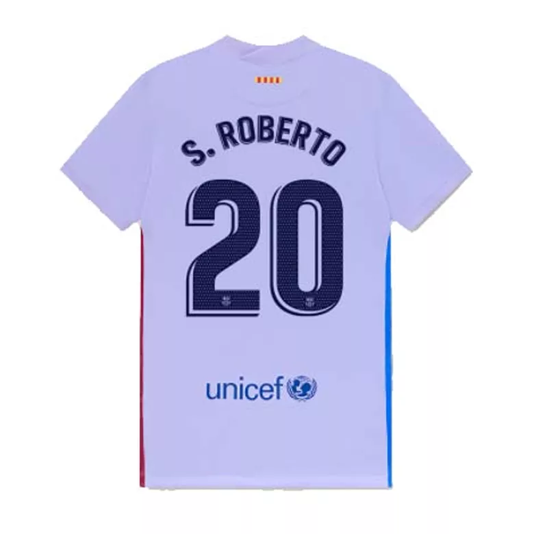 S.ROBERTO #20 Barcelona Away Soccer Jersey 2021/22 - vstockx