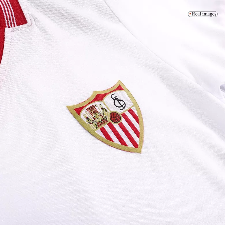 Sevilla Home Kids Soccer Jerseys Kit 2023/24 - vstockx