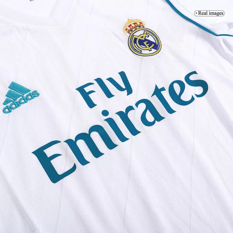 Real Madrid Home Soccer Jersey 2017/18 - vstockx