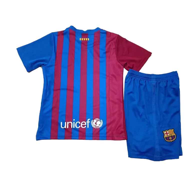 Barcelona Home Kids Soccer Jerseys Kit 2021/22              �� - vstockx